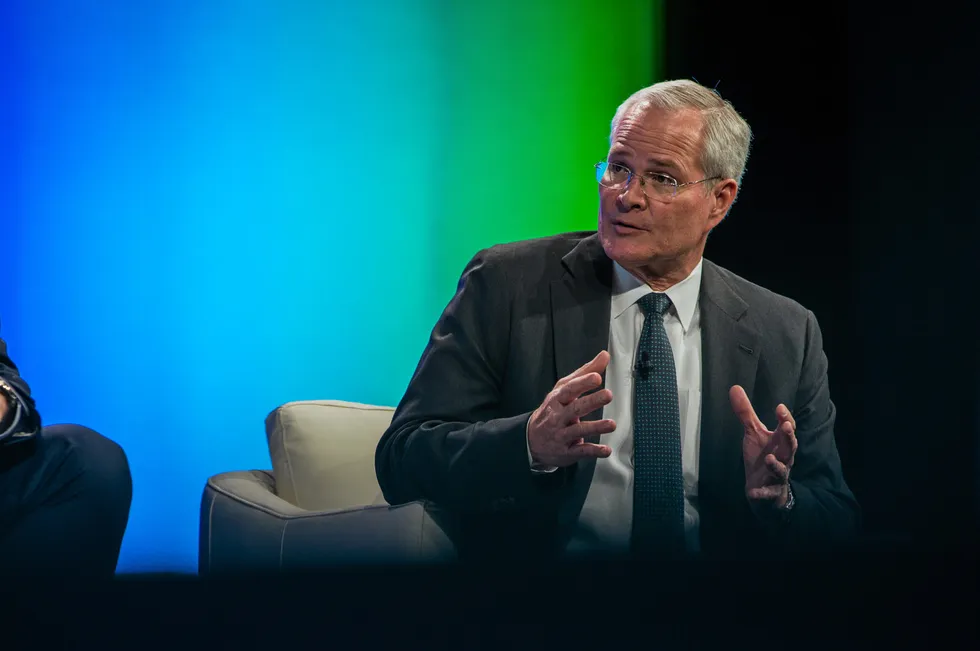 ExxonMobil chief executive Darren Woods
