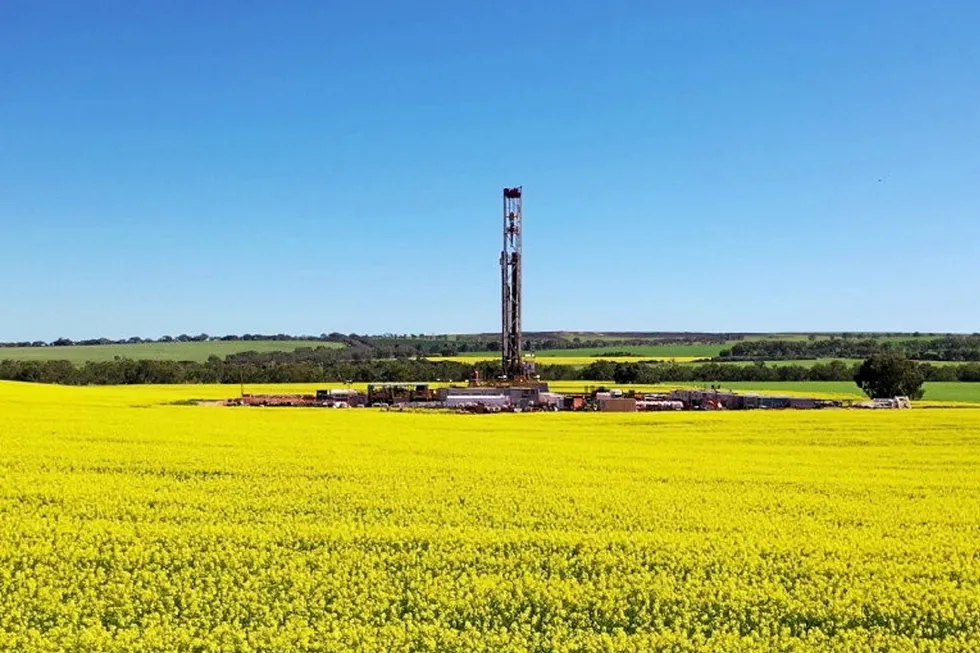 Deep joy: the Lockyer Deep-1 location in the Perth basin