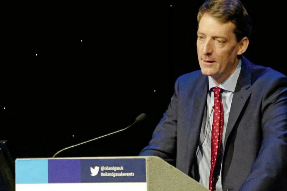 Offshore acreage: Oil & Gas Authority chief executive Andy Samuel