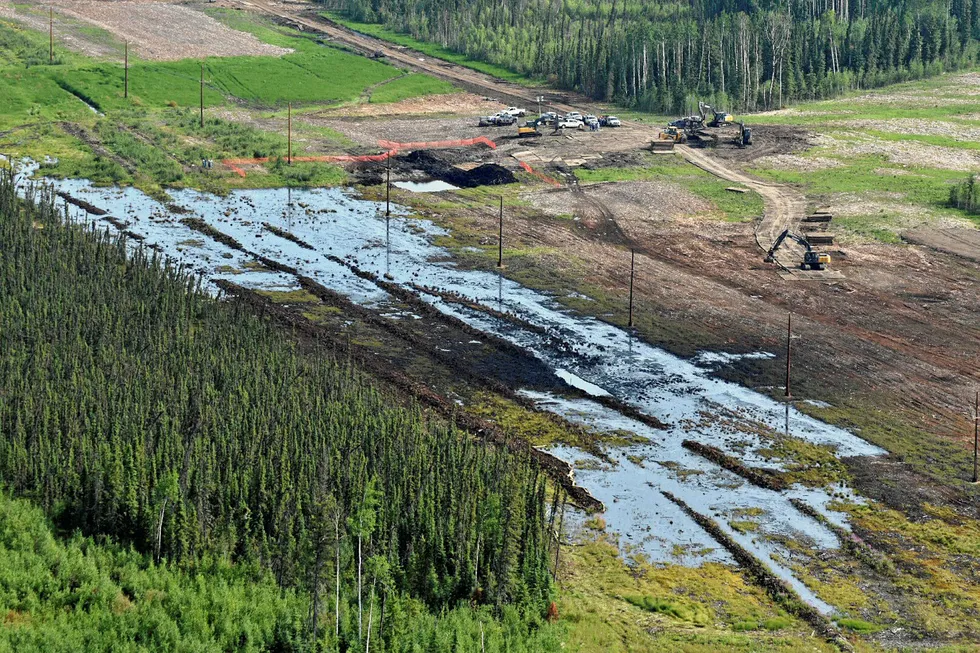 2015 spill: emulsion leak at Nexen's Long Lake facility