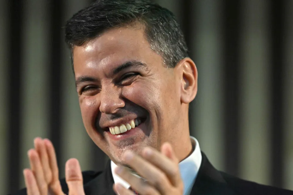 Watching closely: Paraguay's President Santiago Pena