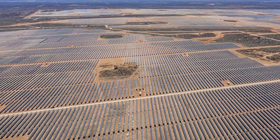 Orsted's Permian Energy Center in Texas, US, which is not involved in the deal.