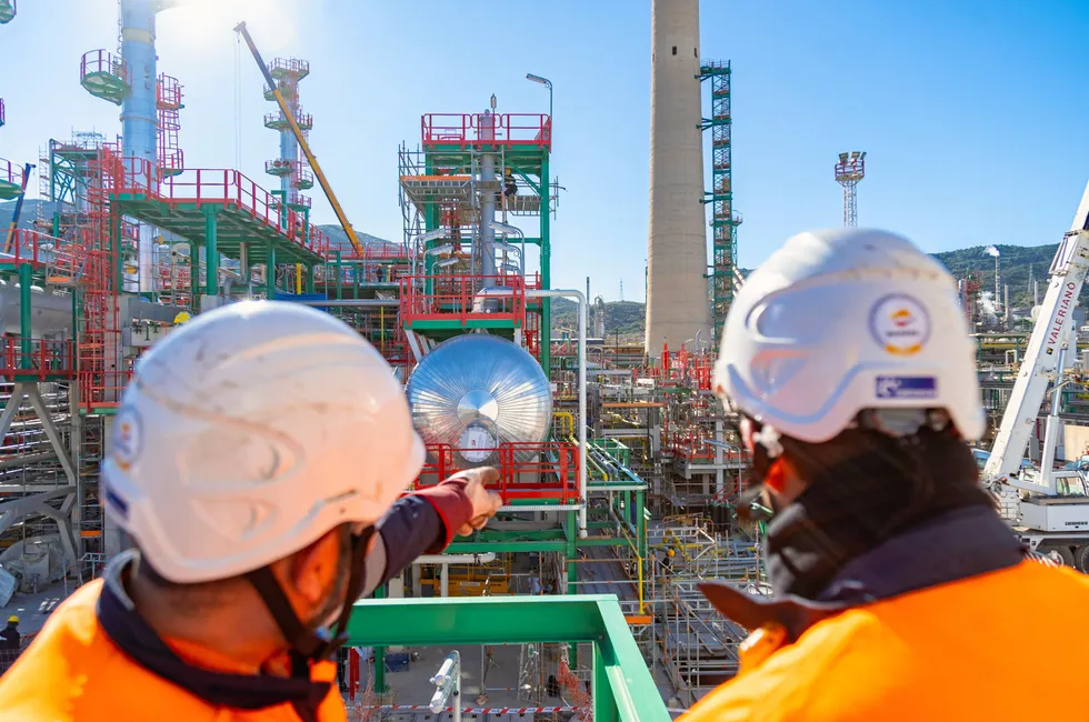 Repsol's biorefinery in Cartagena, Spain.