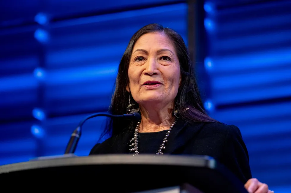 US Interior Secretary Deb Haaland.