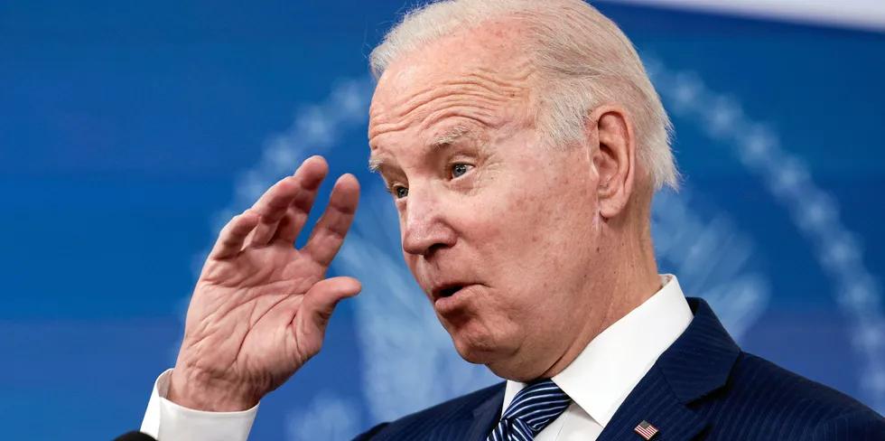 US President Joe Biden