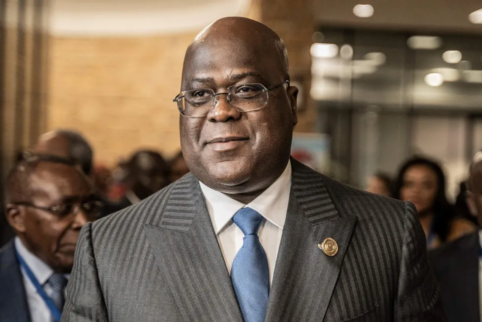 President of the Democratic Republic of Congo, Felix Tshisekedi.