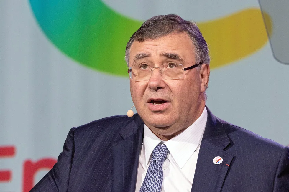 Shetlands progress: Patrick Pouyanne, chief executive of TotalEnergies
