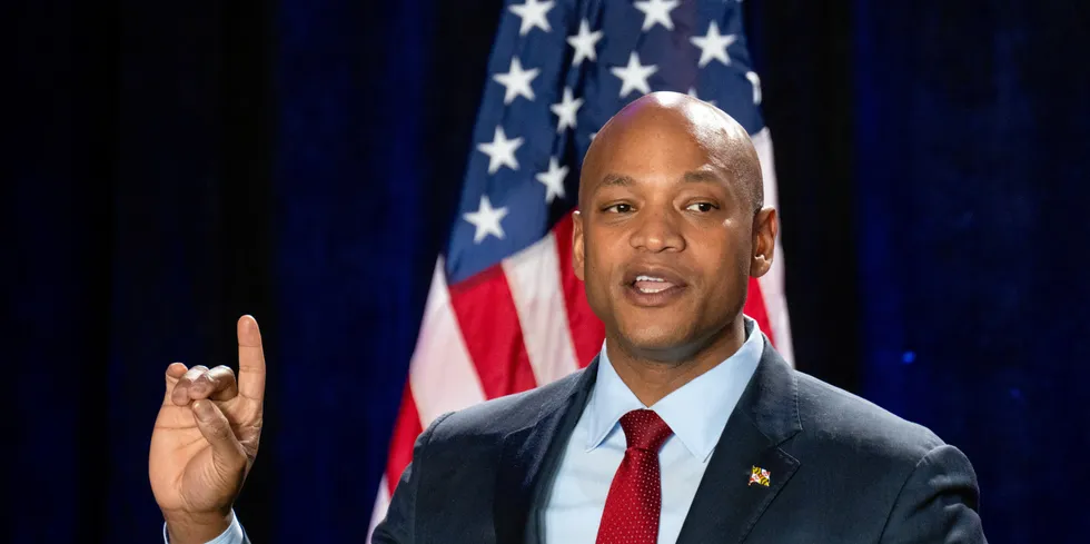 Maryland Gov. Wes Moore was praised for backing a big offshore wind build.