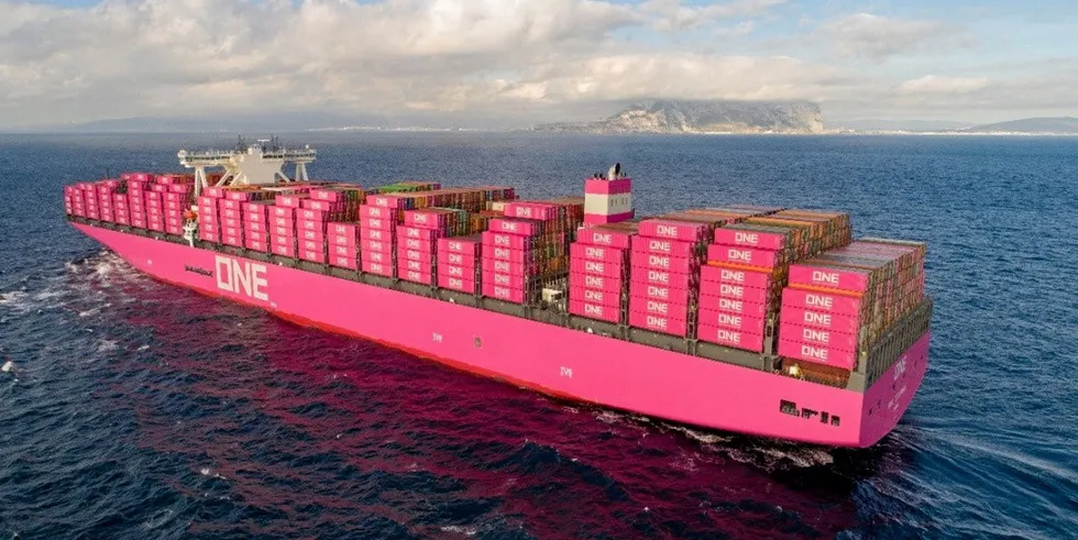 Ocean Network Express (ONE) describes the supply chain as being in a state of turmoil.