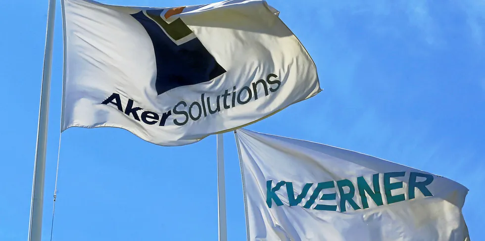 Aker Solutions and Kvaerner are set to merge.