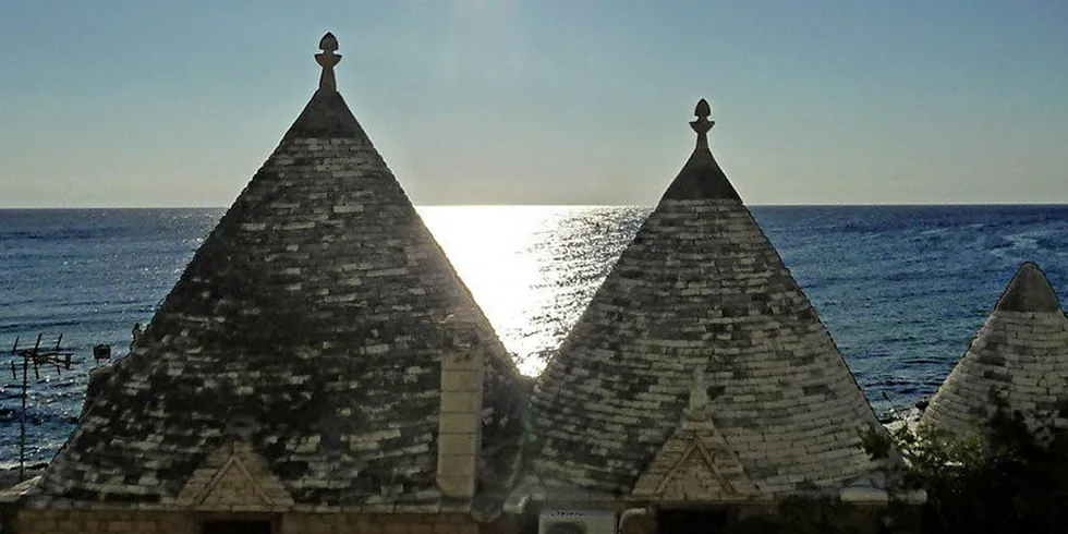 A view of the Ionian Sea from Calabria