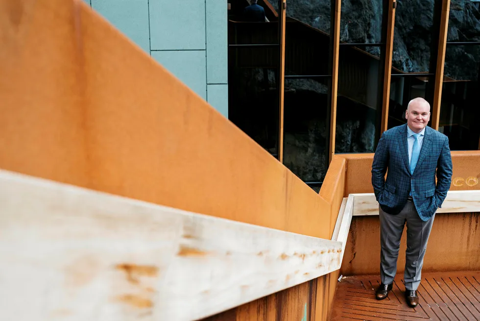 On the up: Transocean chief executive Jeremy Thigpen