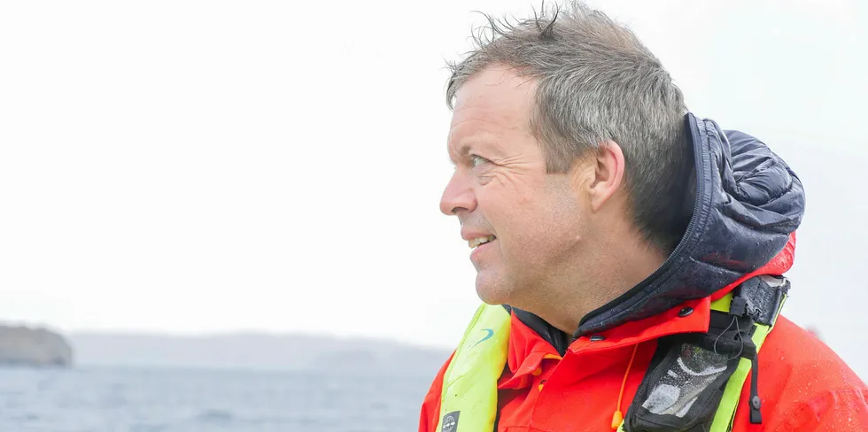 Mowi CEO Alf-Helge Aarskog.