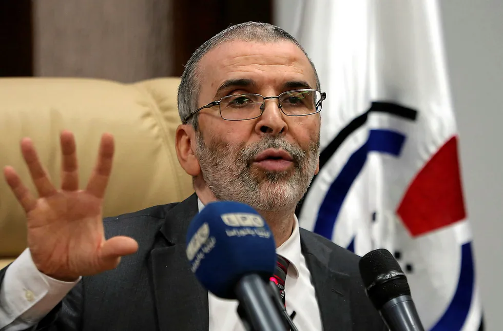 Libya: Mustafa Sanalla, chairman of the National Oil Corporation (NOC) of Libya