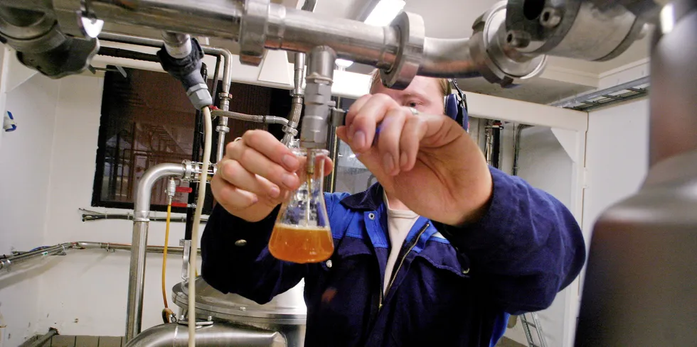 The global fish oil market is growing.