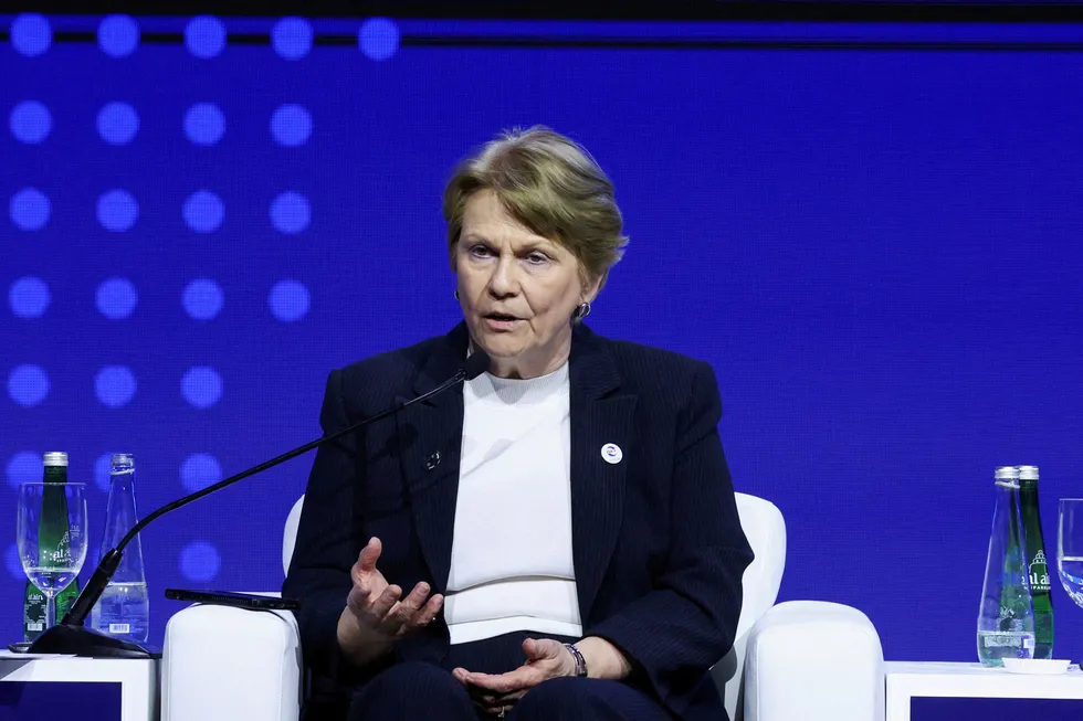 Occidental chief executive Vicki Hollub.