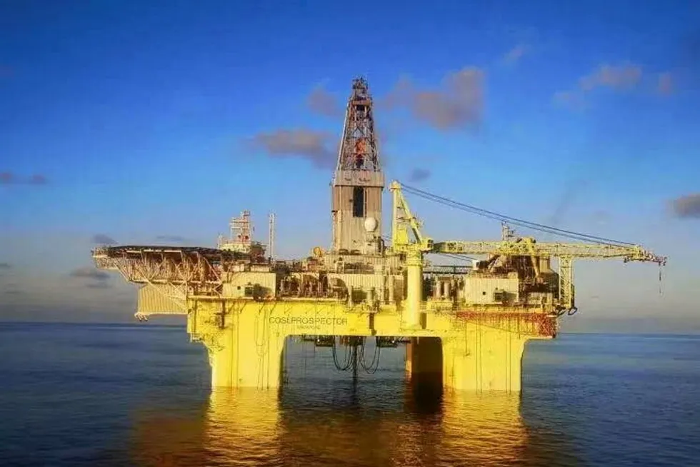 Rig of the moment: COSL Prospector drilled second successful appraisal well in the deep-water South China Sea.