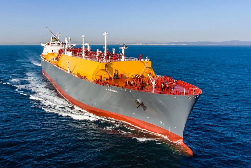 Precious cargo: TMS Cardiff Gas' LNG carrier La Seine, which is on term charter to French supermajor TotalEnergies.