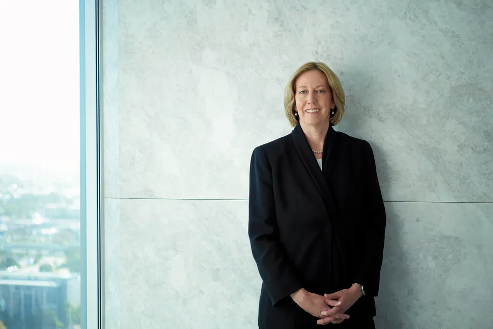 Leading role: Woodside chief executive Meg O’Neill