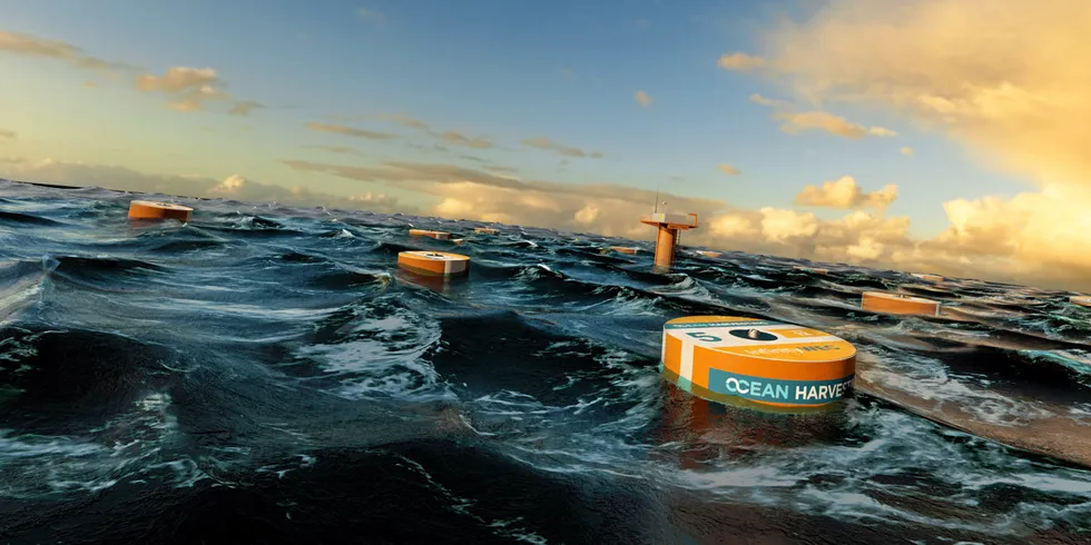 . Ocean Harvesting Technologies wave energy device.