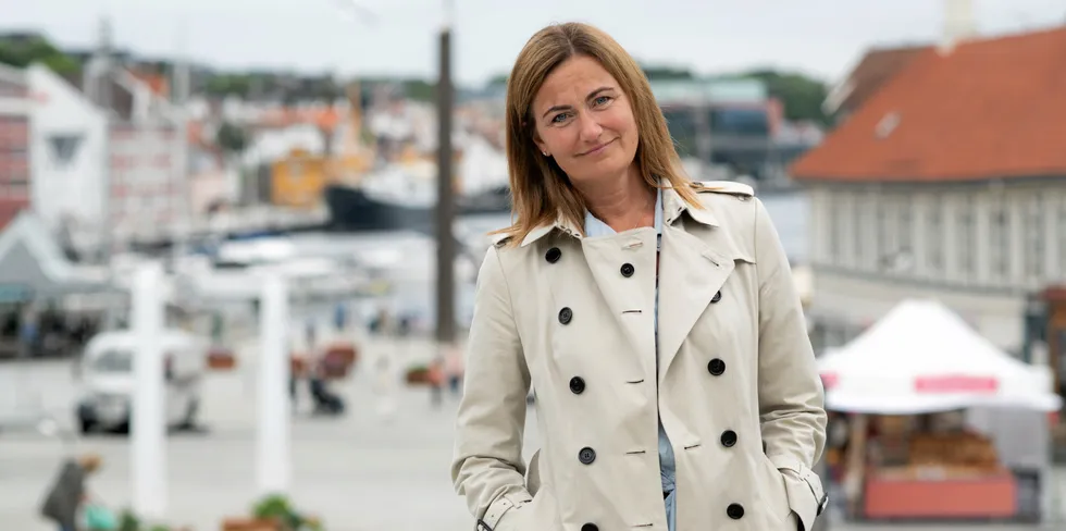 Therese Log Bergjord, CEO of aquaculture feed supplier Skretting