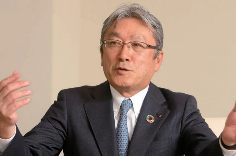 Masaru Ikemi, CEO of Maruha Nichiro.