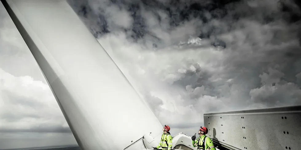 The V164 began as a 7MW design but has scaled up since to between 8MW and 9MW. Pic: MHI Vestas