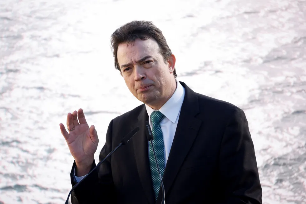 Enagas chief executive Arturo Gonzalo Aizpiri