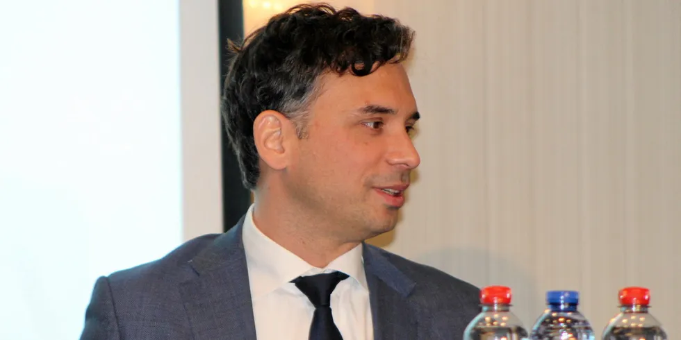 Gorjan Nikolik, senior analyst at Rabobank. The Dutch ag lender sees huge potential in offshore salmon farming, with China a clear dark horse in the race.