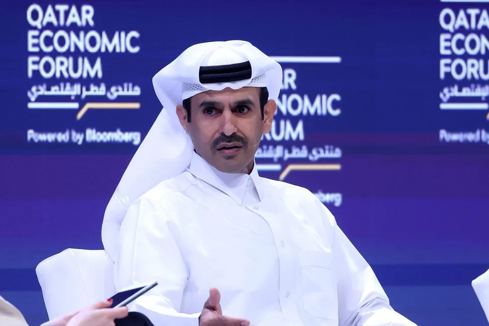 QatarEnergy chief executive Saad Sherida Al Kaabi.