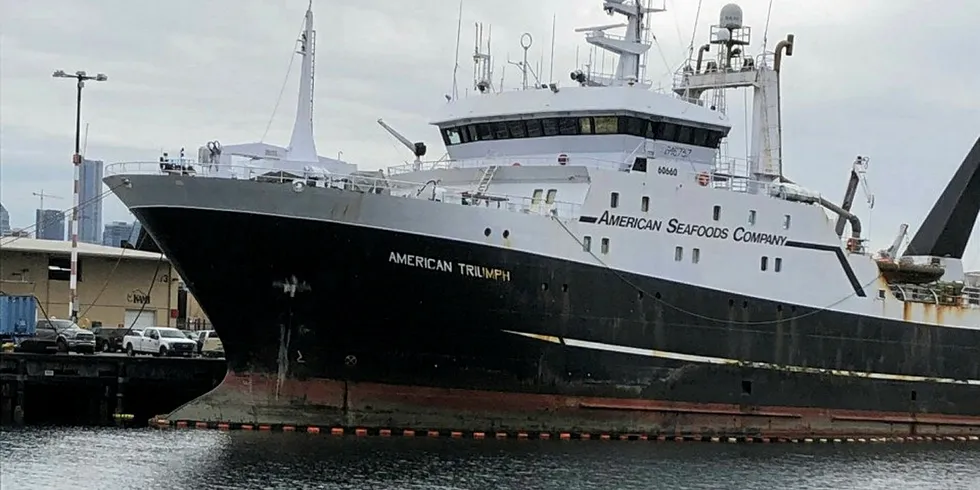 The American Triumph is back on the water.