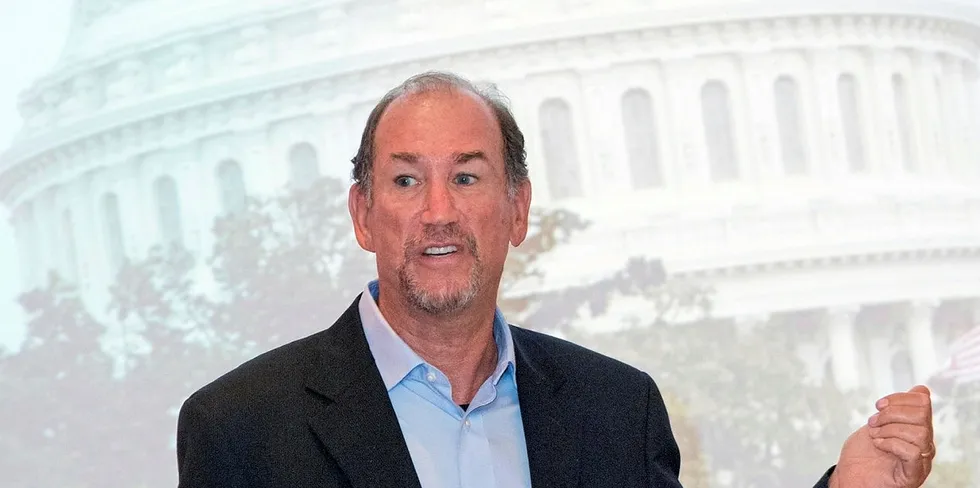Gregory Wetstone, CEO of the American Council on Renewable Energy (Acore), speaking at Recharge Thought Leaders Summit, Oslo, Norway