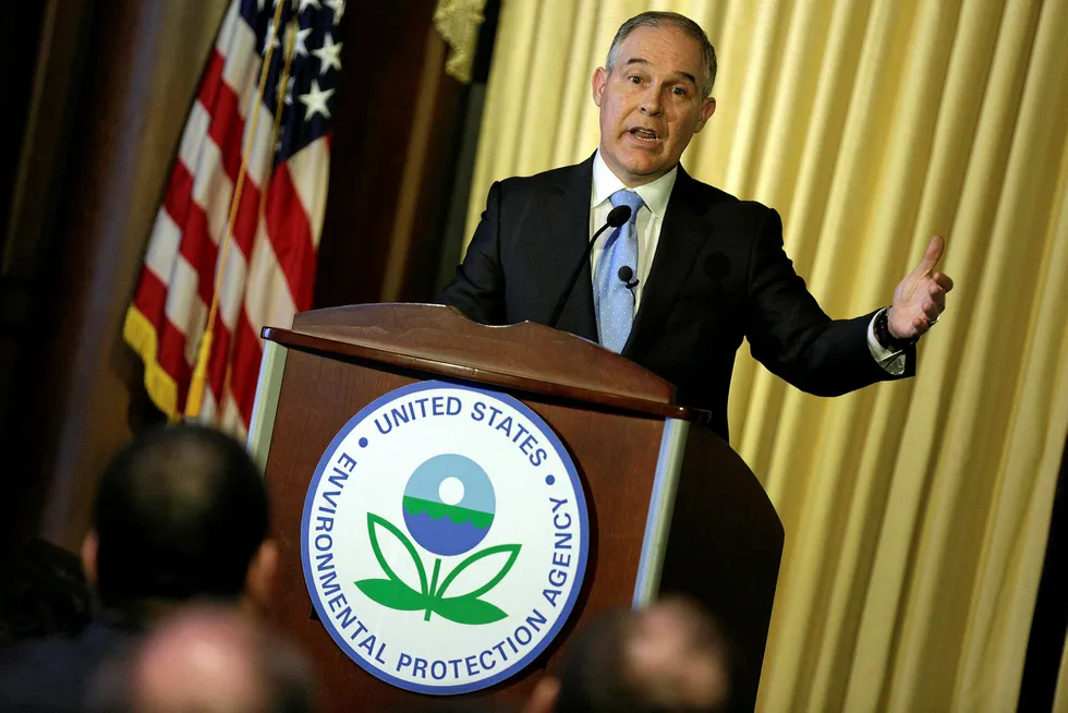 EPA administrator: Scott Pruitt