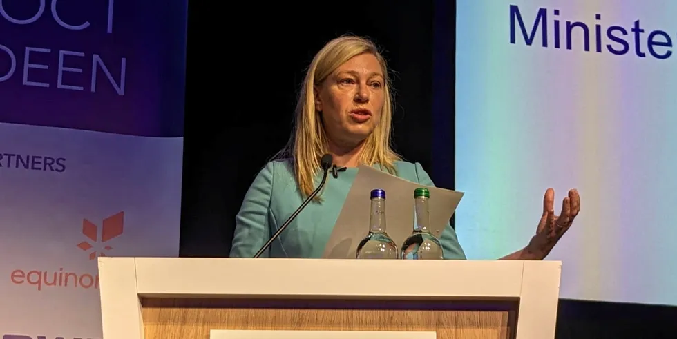 Scotland' minister for energy and the environment Gillian Martin.