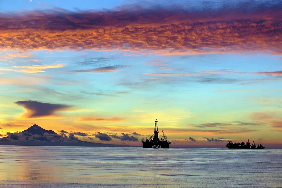 Sunset: Tamarind operates the Tui field off New Zealand