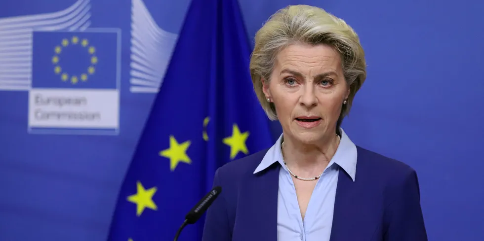 European Commission President Ursula von der Leyen.