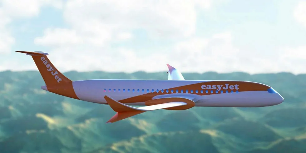 EasyJet's future electric plane.