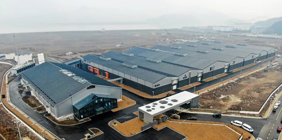 Stage 1 of Nordic Aqua's land-based salmon plans are now complete. The company aims to work up to a 20,000 metric ton facility.