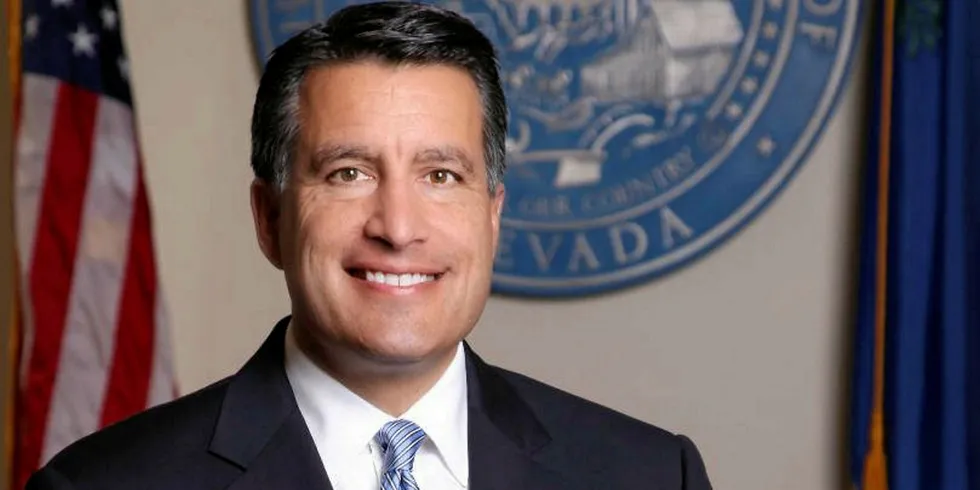 Nevada Governor Brian Sandoval. Pic: Governor's office