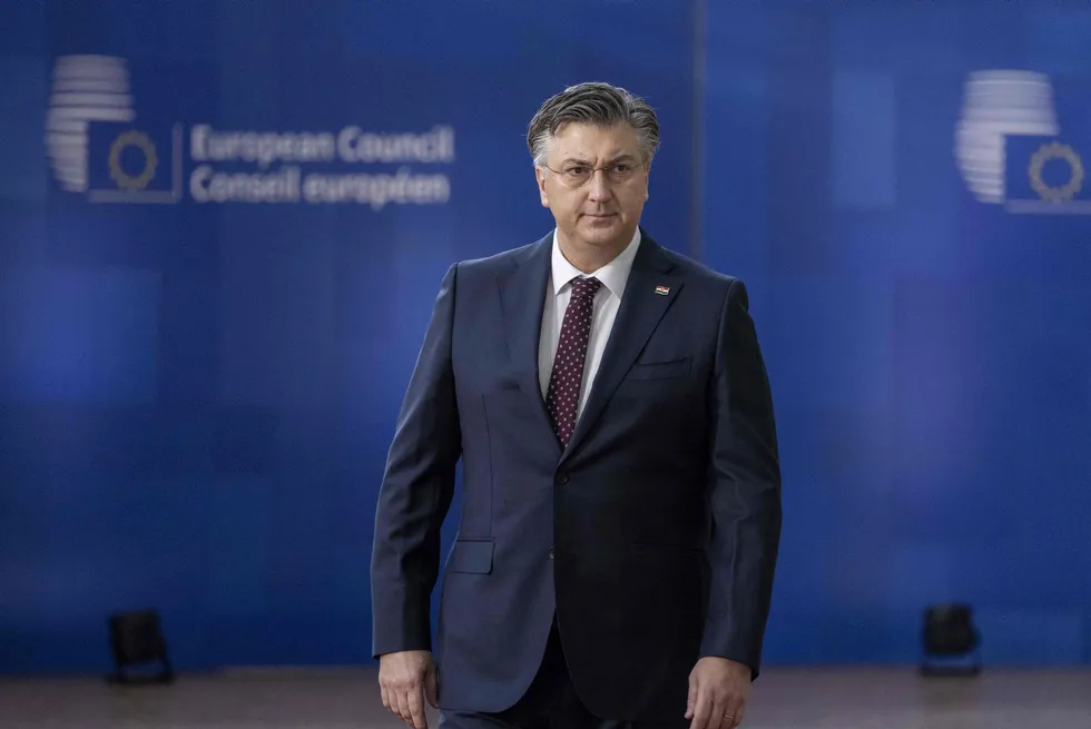 Strategic energy security move: Croatia Prime Minister Andrej Plenkovic