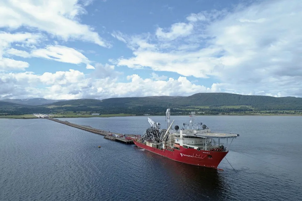 On the job: TechnipFMC's Apache II vessel