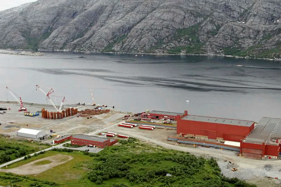 Lifeline: Aker Solutions' Sandnessjoen yard