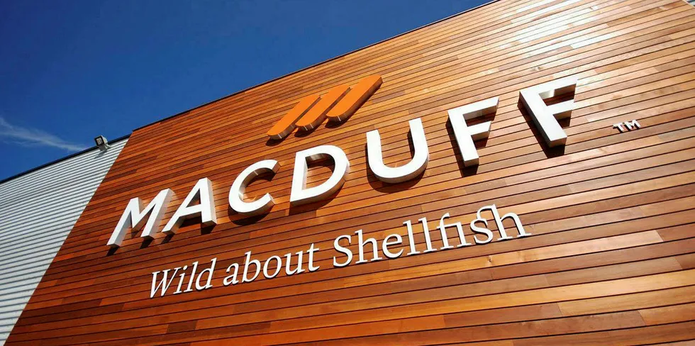 Clearwater took over UK-based Macduff in 2015.