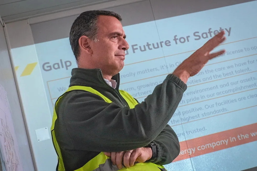 Atlantic winds: Georgios Papadimitriou, head of renewables, new businesses and innovation at Portugal's Galp Energia.