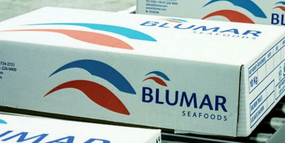 Blumar confirms first coronavirus case in Chilean salmon processing plant