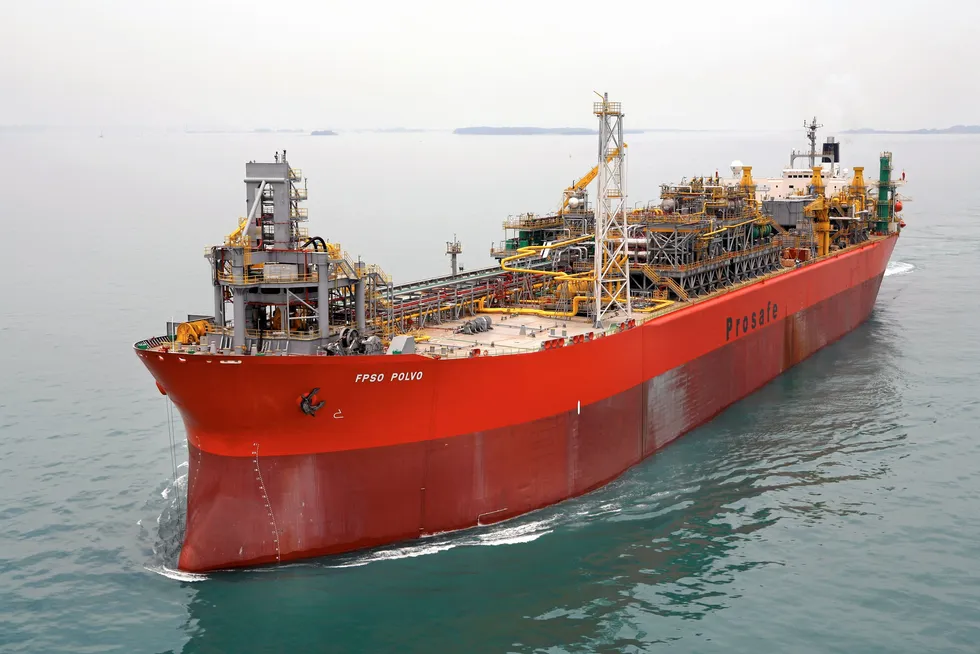 The Polvo floating production, storage and offloading vessel.