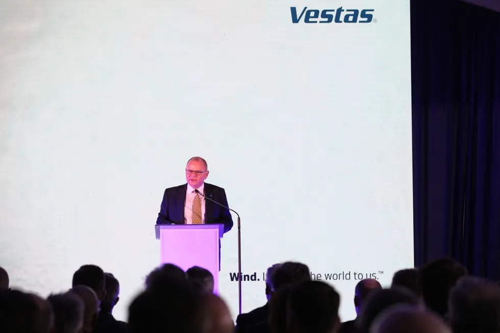 Vestas CEO Henrik Andersen, who was recently appointed as chair of industry body WindEurope.