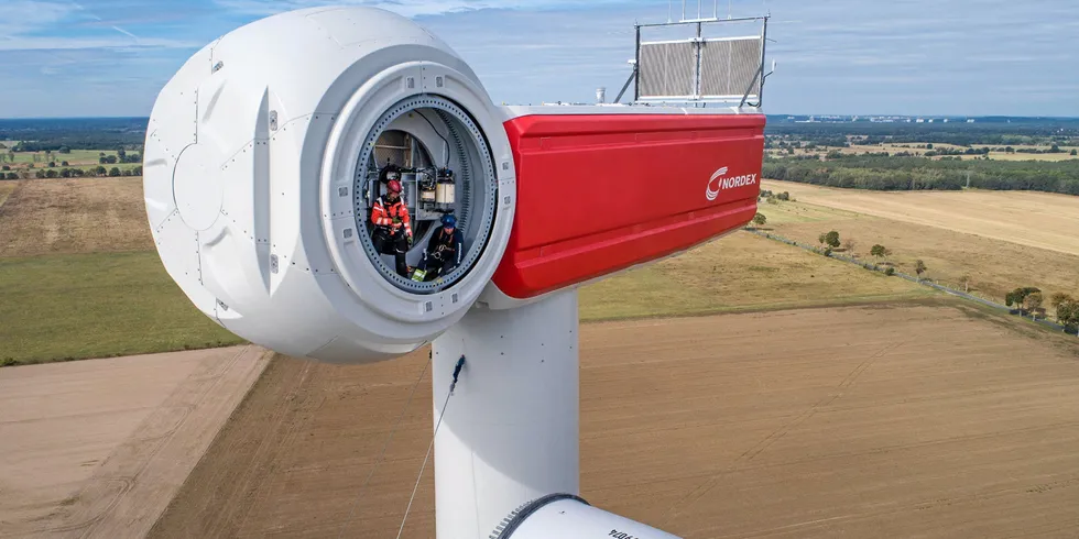 Nordex 5.X model that is earmarked for deployment at the MacIntyre wind project in Australia