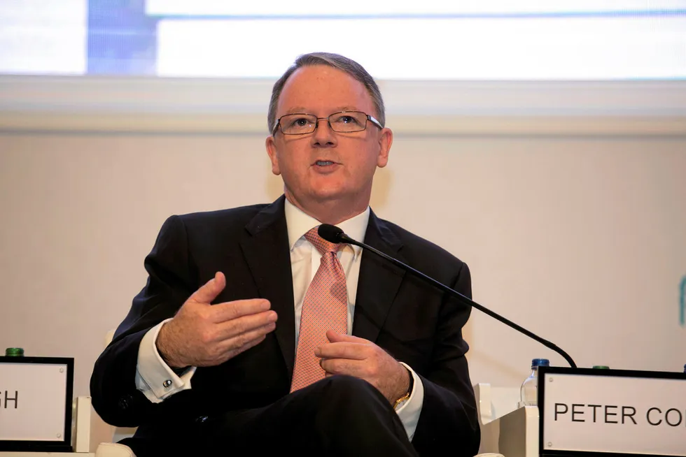 Costs: Woodside chief executive Peter Coleman