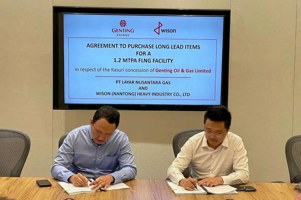 Project advances: Indonesia FLNG gains momentum as procurement starts and FEED nears finish line. China.